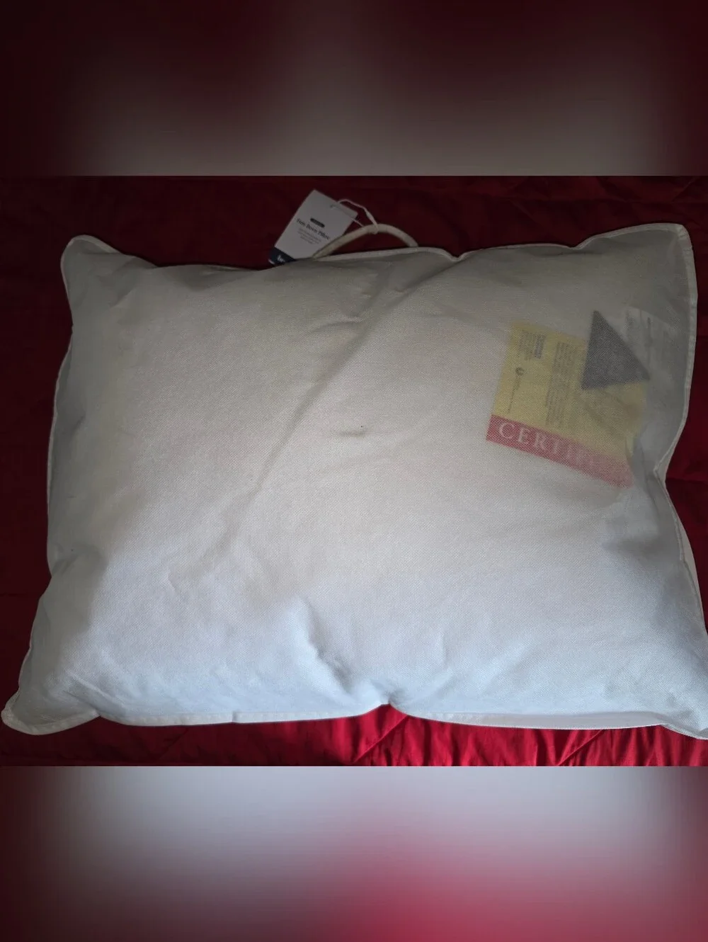 Brooklinen FIRE! NWT! Firm Down Pillow in Standard. R2S!